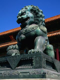Imperial Lion at Forbidden City, Beijing, China Photographic Print by Diana Mayfield