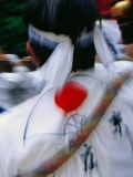 Particiapnts Wait for Start of Kamigyo-Ku Matsuri, Kyoto, Kinki, Japan, Photographie par Frank Carter