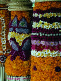 Intricate Flower Decorations, Opening of the Bali Arts Festival, Indonesia Photographic Print by Adams Gregory