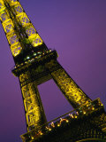 The Eiffel Tower at Night, Paris, France Photographic Print by John Hay