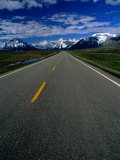 Road in Waterton Lakes National Park, Rocky Mountains, Waterton Lakes National Park, Canada Photographic Print by Rick Rudnicki