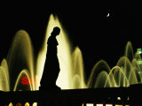 Montjuic Fountain by Night, Barcelona, Catalonia, Spain Photographic Print by Greg Elms