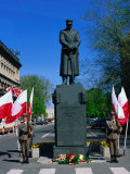 Guards at Monument to Marshal Pilsudski on 3Rd May, Constitution Day, Warsaw, Poland Photographic Print by Krzysztof Dydynski