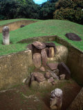 Ancient Burial Tomb in Grounds of San Agustin Archaeological Park, San Agustin, Huila, Colombia Photographic Print by Jane Sweeney