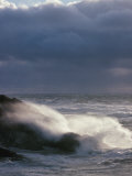 Waves Crashing on a Shore Photographic Print