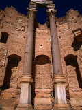 The Huge Columns of the Severan Basilica in Leptis Magna, Libya Photographic Print by Doug McKinlay