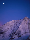 Moonrise over Mount Blanc De Cheilon, 3870 Meters Photographie par Gordon Wiltsie