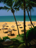 Private Beach of Mt. Lavinia Hotel, Colombo, Sri Lanka Photographic Print by Dallas Stribley