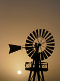 Windmill at Sunset, Isla De Lanzarote, Canary Islands, Spain Photographic Print by Paul Kennedy