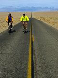 Cycling on the Ca 178 Near Badwater, Death Valley, California, USA Photographic Print by Roberto Gerometta