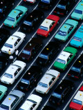Taxis Waiting at Kyoto Train Station, Kyoto, Japan Photographie par Frank Carter