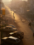 Early Morning on Heng Boun Street, Vientiane, Laos Photographic Print by Bernard Napthine
