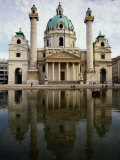 Karlskirche, Vienna, Austria Fotografie-Druck von Diana Mayfield