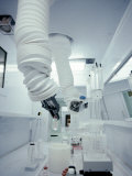 Robotic Arms in Pharmaceutical Manufacturing Photographic Print by John Coletti