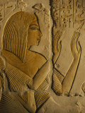 Maya Prays to the Gods on the Wall of his Richly Decorated Tomb Photographic Print by Kenneth Garrett