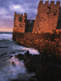 Surf Crashes against Sinops City Walls Photographic Print by Randy Olson