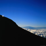Rim of Haleakala Crater with Mauna Loa and Mauna Kea Behind, Haleakala National Park, Hawaii Photographic Print by Wes Walker