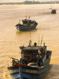 Fishing Boat, Han River, Danang, Vietnam Photographic Print by Walter Bibikow