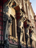 Detail of Building, St. Petersburg, Russia Photographic Print by Jeff Greenberg