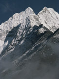 Scenic View of Snow-Capped Mount Thamserku Photographic Print by Gordon Wiltsie