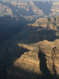 View of the North Rim of the Grand Canyon in Morning Light Photographie par Bobby Model