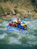 People White-Water Rafting on Colorado River Photographic Print by Wiley & Wales 