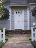 Walkway and Front Door of House Photographic Print