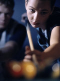 Shooting Pool Photographic Print