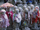 Jizo Statues, Hasedera Temple, Kamakura, Japan Photographic Print