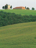 Hillside Chapel, Tuscany, Italy Photographic Print by Walter Bibikow