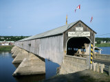 Hartland Bridge, New Brunswick, Canada Photographic Print