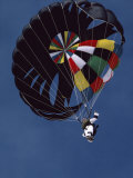 Skydiver with Parachute Photographic Print