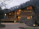 Exterior of a Lodge Photographic Print