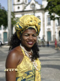El Pelourinho, Historical District, Salvador, Brazil Photographic Print