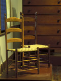 Shaker Chairs, Shaker Village and Museum, South Union, Kentucky, USA Photographic Print by Adam Jones