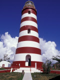 Candystripe Lighthouse, Elbow Cay, Bahamas, Caribbean Photographic Print by Greg Johnston