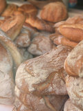 Loafs of Bread, Vesuvio Bakery, Prince Street, New York, New York, USA Photographic Print by Walter Bibikow