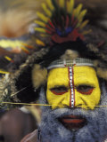 Huli Wigman, Tari, Papua New Guinea, Oceania Photographic Print by Michele Westmorland