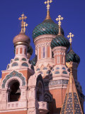 Russian Orthodox Cathedral in Nice, Cote D'Azur, France Photographic Print by Nik Wheeler