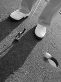 Golfer Putting Photographic Print