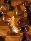 Chess Pieces Fotografie-Druck von Alan Veldenzer