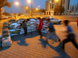 Iraqi Boys Play Soccer Photographie