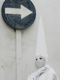 A Penitent from the "El Resucitado" (The Resurrected) Brotherhood Photographic Print