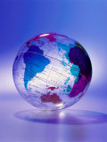 Clear Plastic Globe Photographic Print by Dennis Lane