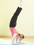 Woman Doing Yoga Photographic Print