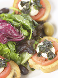 Plate of Appetizers and Olives Photographic Print