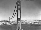 Construction of the Golden Gate Bridge is Well Under Way Photographic Print
