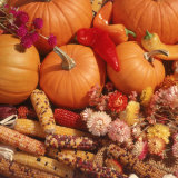 Fall harvest display Lámina fotográfica por Cornelius Hogenbirk
