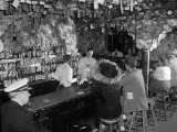 Bartenders and Patrons of the Old Absinthe House Photographic Print