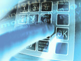 Dictionary Definition of Money over Person Typing on Atm Keypad Lámina fotográfica Dictionary Definition of Money over Person Typing on Atm Keypad Lámina fotográfica